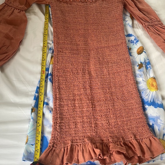 Reformation Hilary Dress in Salmon - Picture 10 of 10